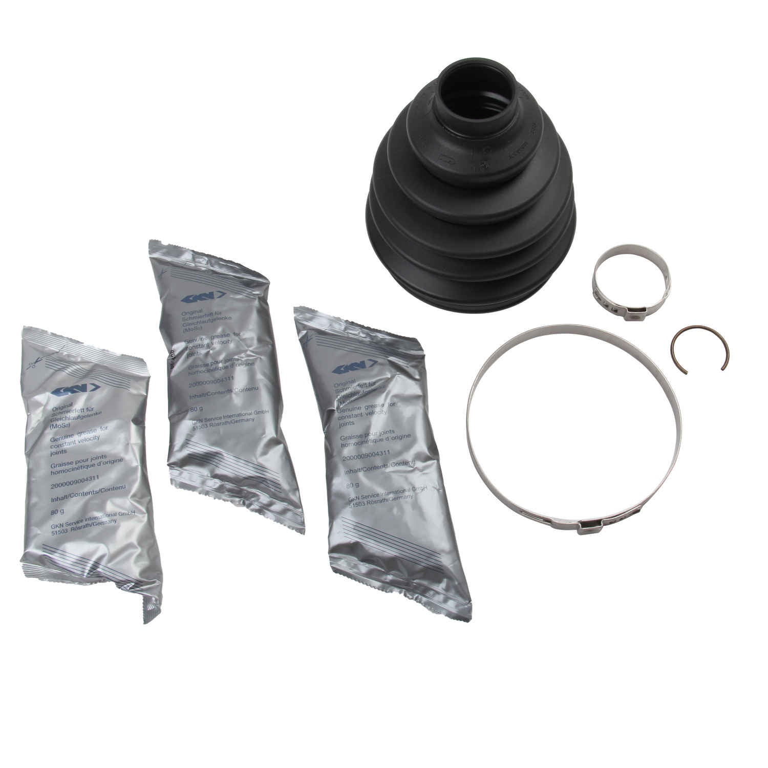 Angle View of Front CV Joint Boot Kit GKN/LOEBRO 305627