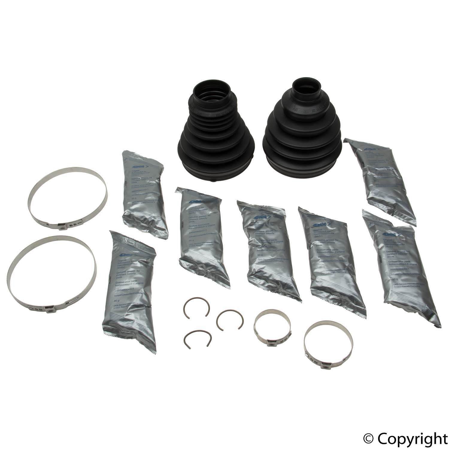 Front View of Front Right CV Joint Boot Kit GKN/LOEBRO 305628