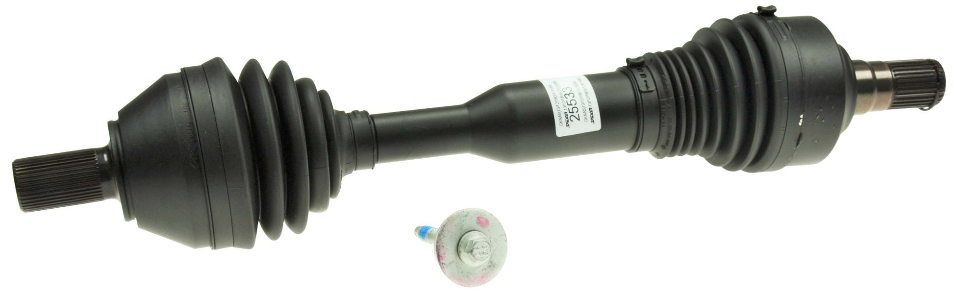 Front View of Front Left CV Axle Assembly GKN/LOEBRO 305727