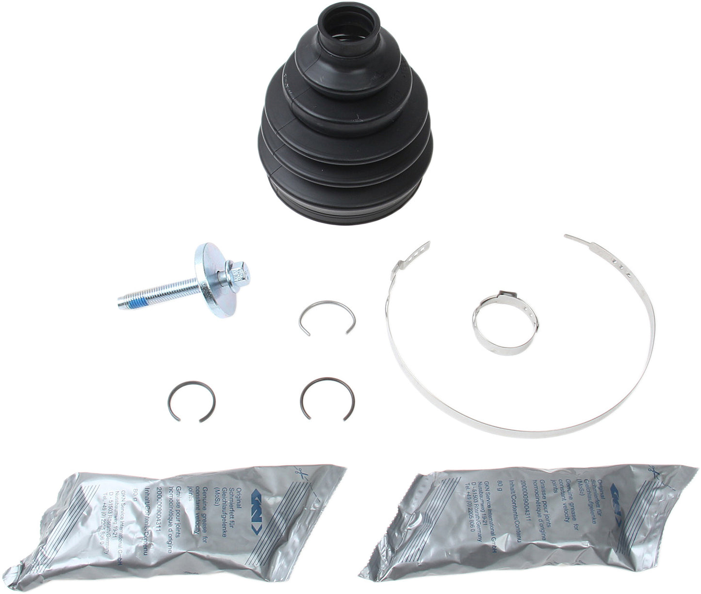 Angle View of Rear Right CV Joint Boot Kit GKN/LOEBRO 305910