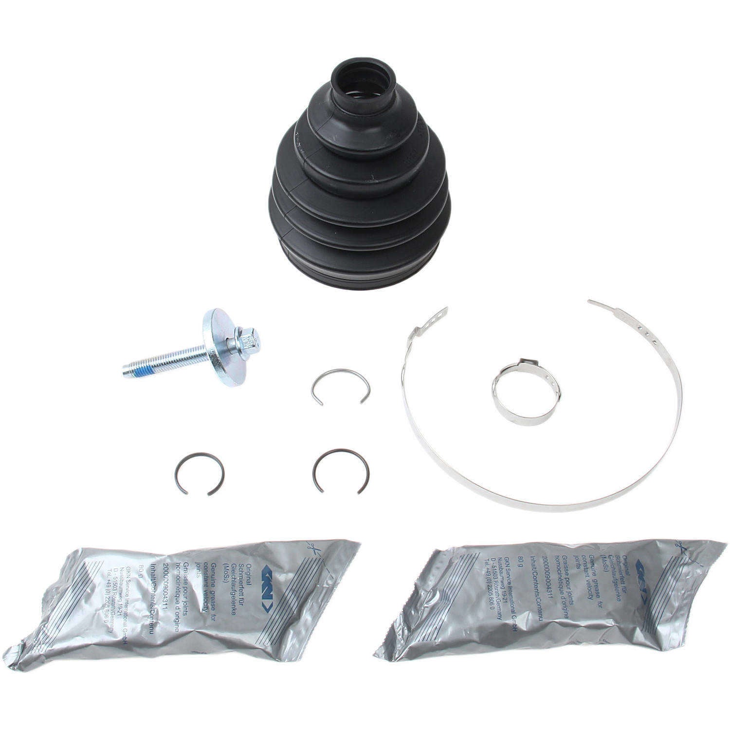 Front View of Rear Right CV Joint Boot Kit GKN/LOEBRO 305910