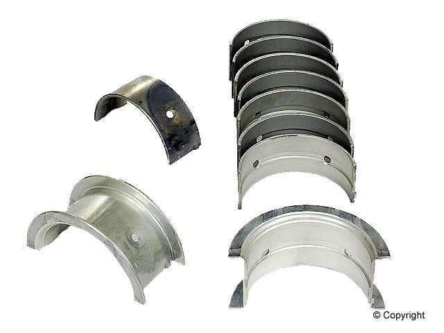 Front View of Engine Crankshaft Main Bearing Set GLYCO H7835STD