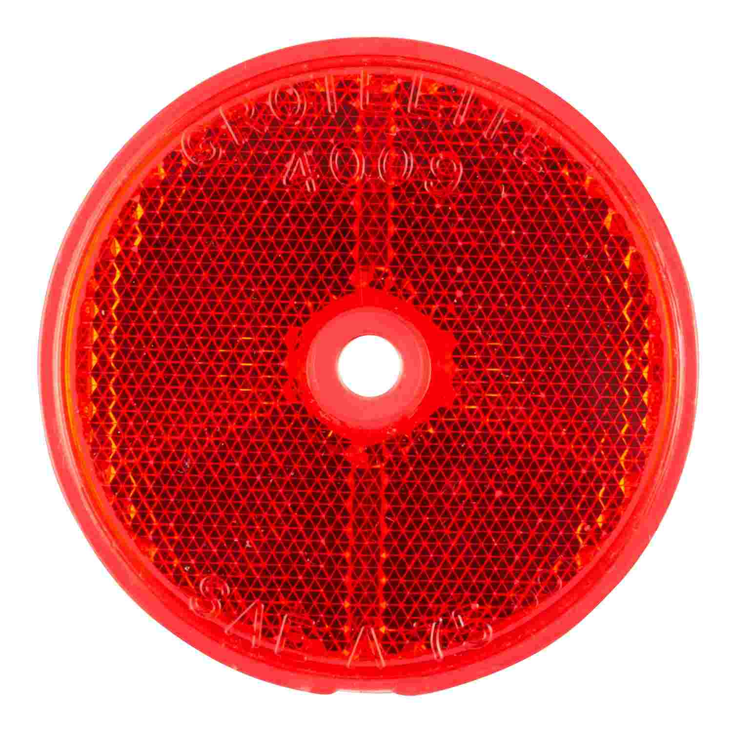 Front View of Tail Light Reflector GROTE 40092