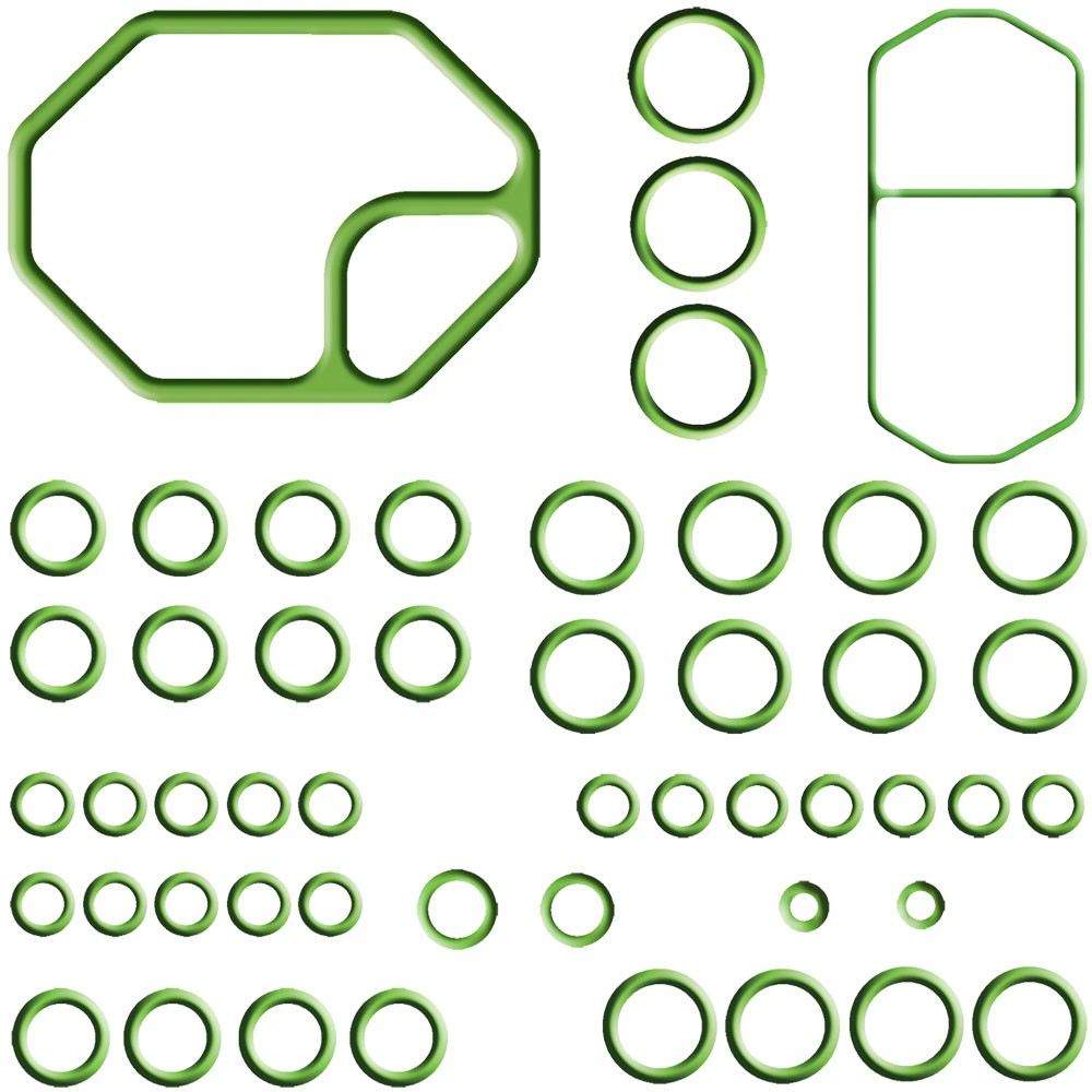 Front View of A/C System O-Ring and Gasket Kit GPD 1321278