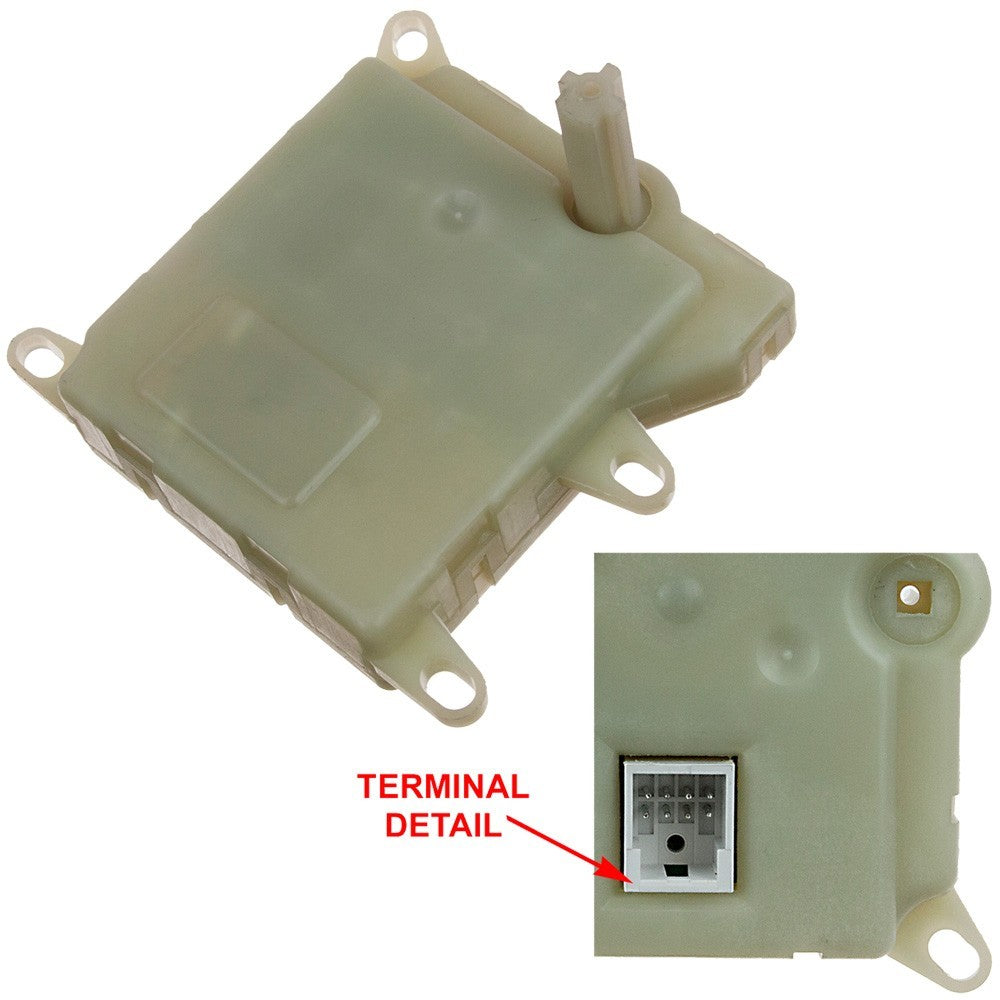 Front View of HVAC Blend Door Actuator GPD 1711900