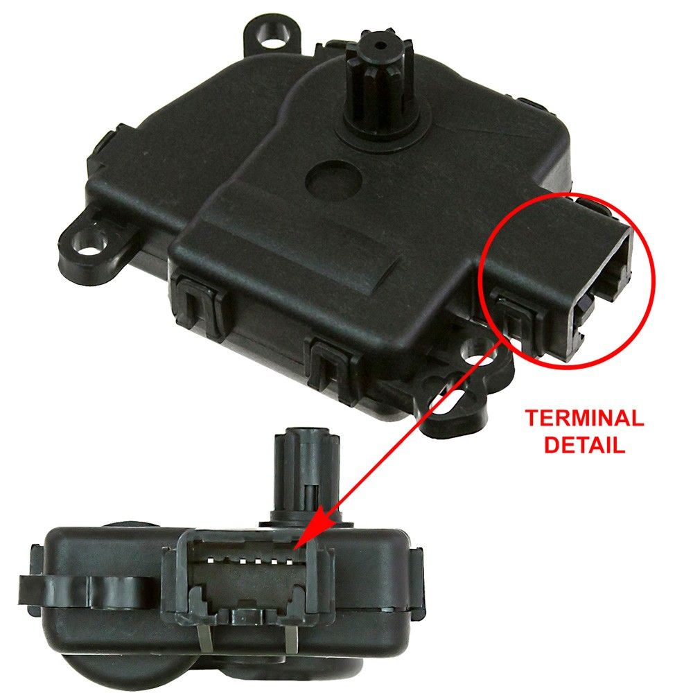 Front View of HVAC Recirculation Door Actuator GPD 1712294