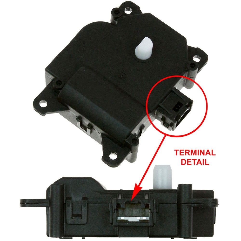 Front View of HVAC Mode Door Actuator GPD 1712318