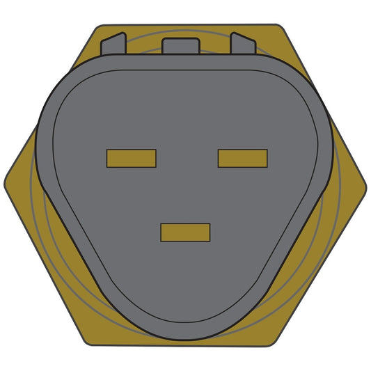 Back View of Engine Coolant Temperature Sensor GPD 1712620