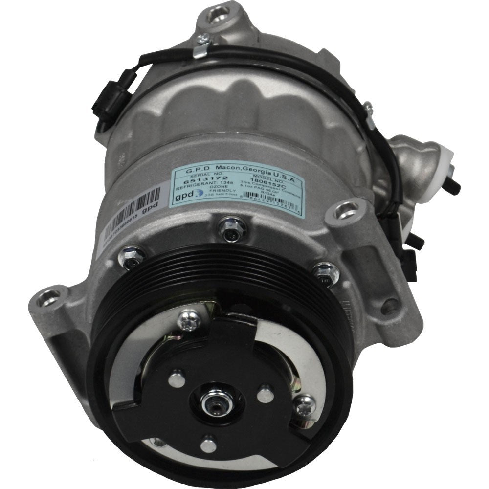 Front View of A/C Compressor GPD 6513172