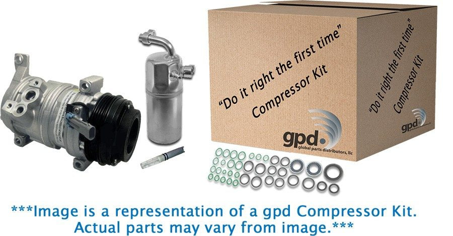 Front View of A/C Compressor GPD 9621827