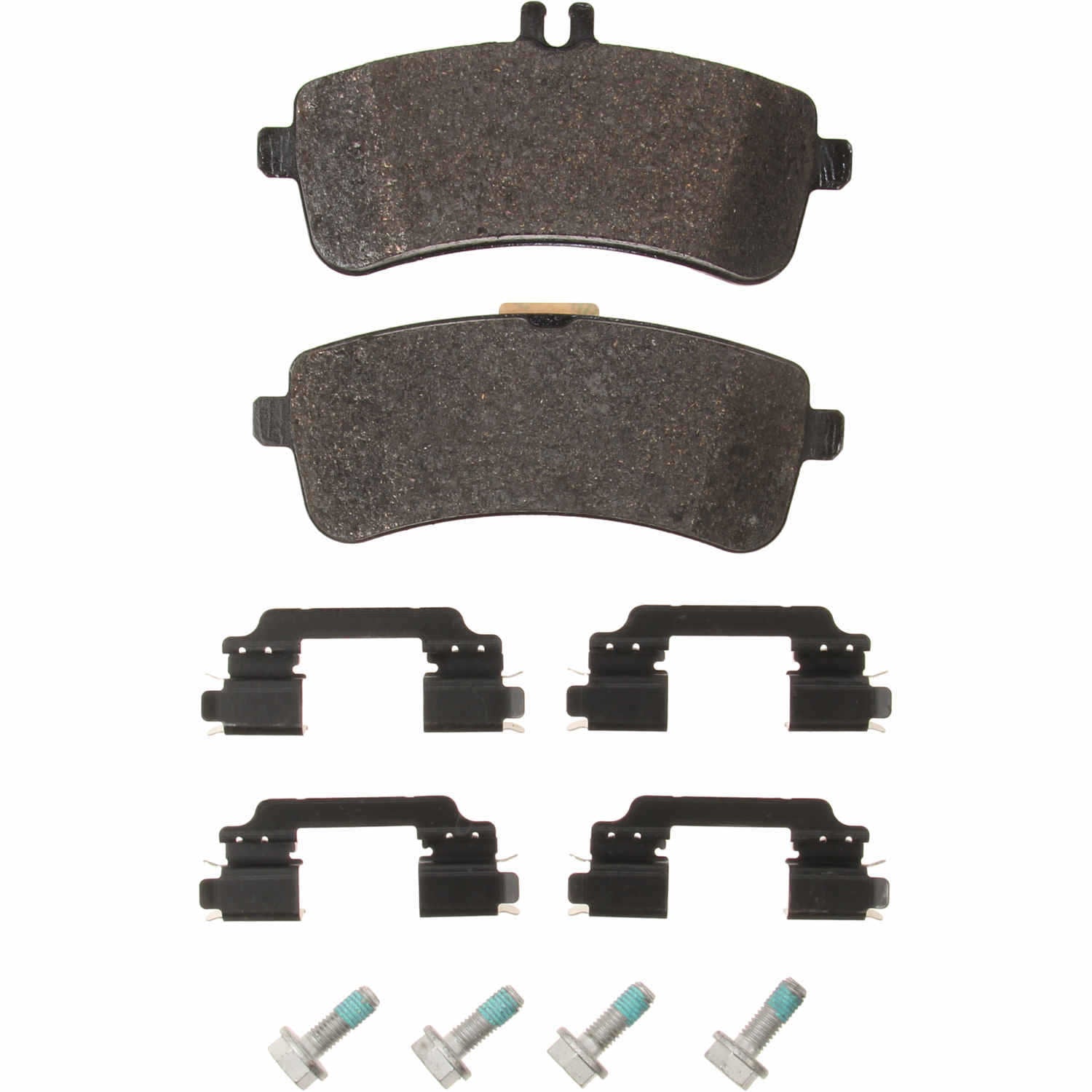 Front View of Rear Disc Brake Pad Set GENUINE 0004203700