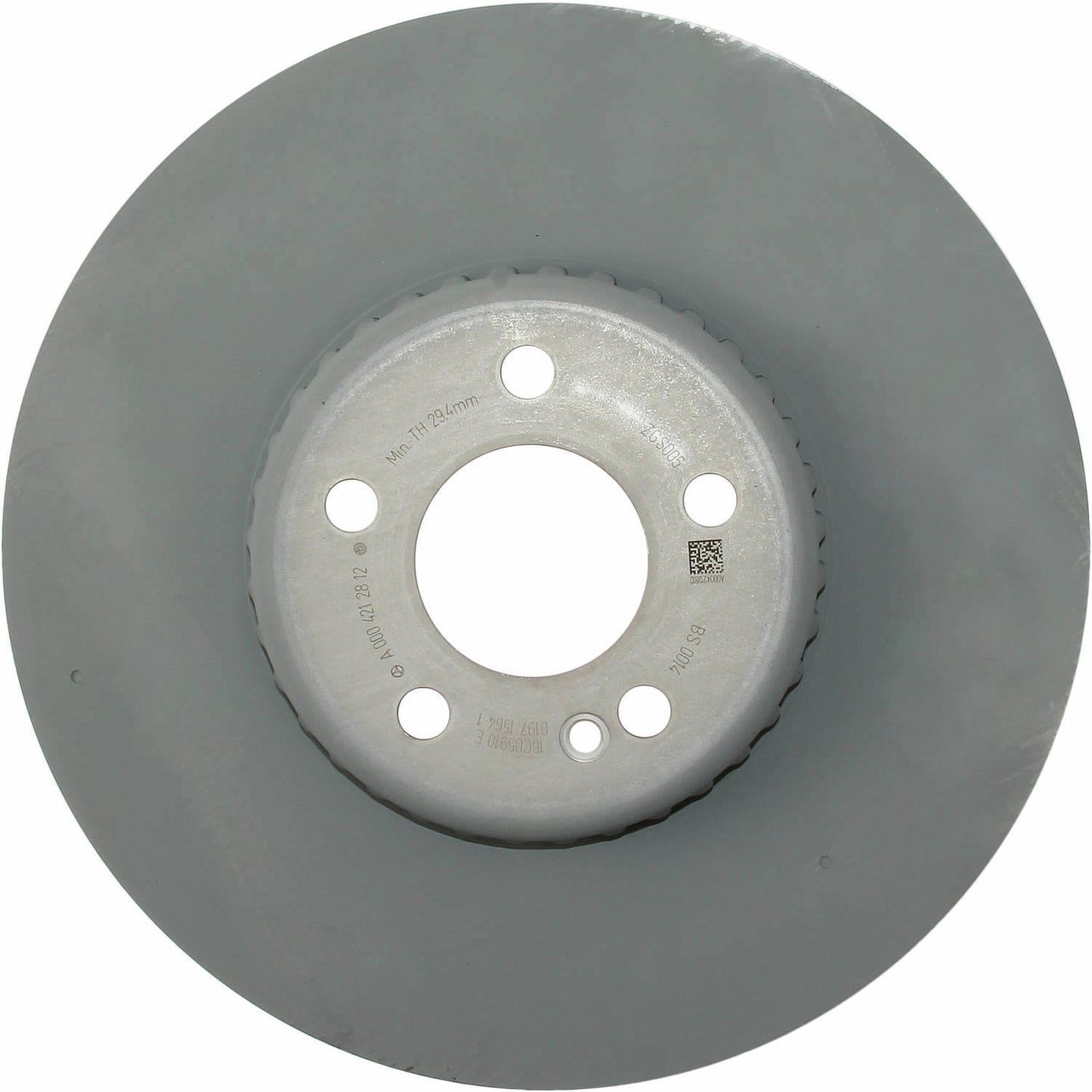 Front View of Front Disc Brake Rotor GENUINE 0004212812