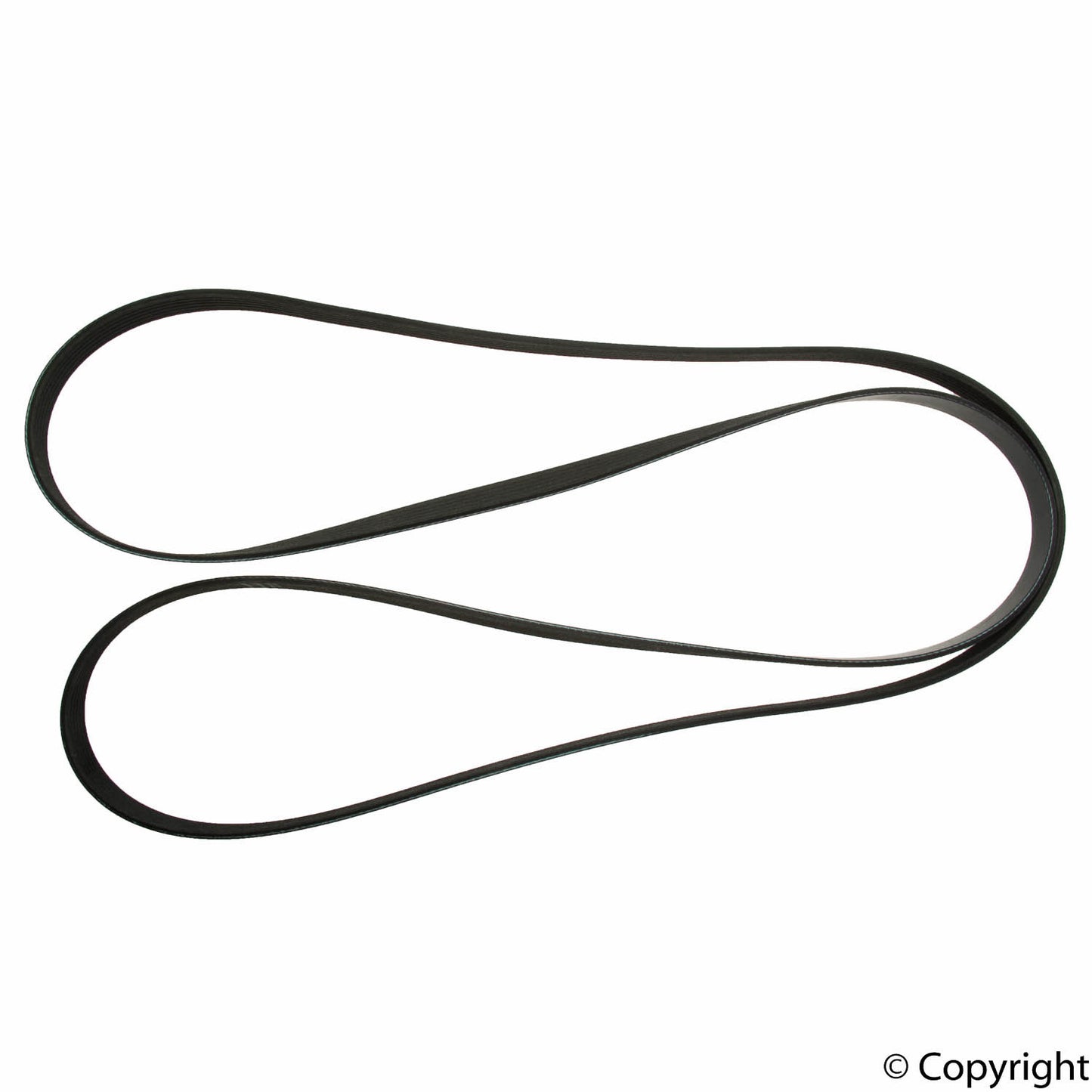 Front View of Serpentine Belt GENUINE 0029936796