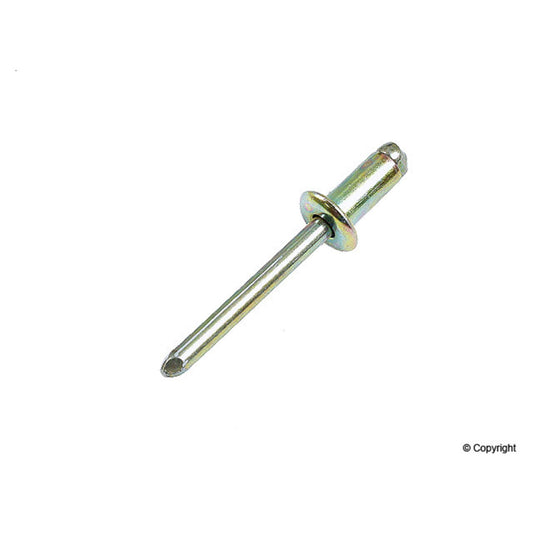 Front View of Front Window Regulator Rivet GENUINE 0039909697