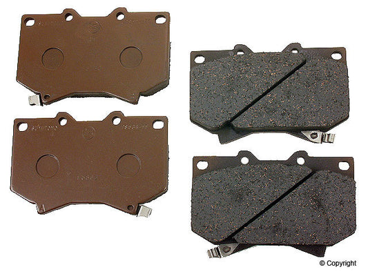 Front View of Front Disc Brake Pad Set GENUINE 04465-0C012