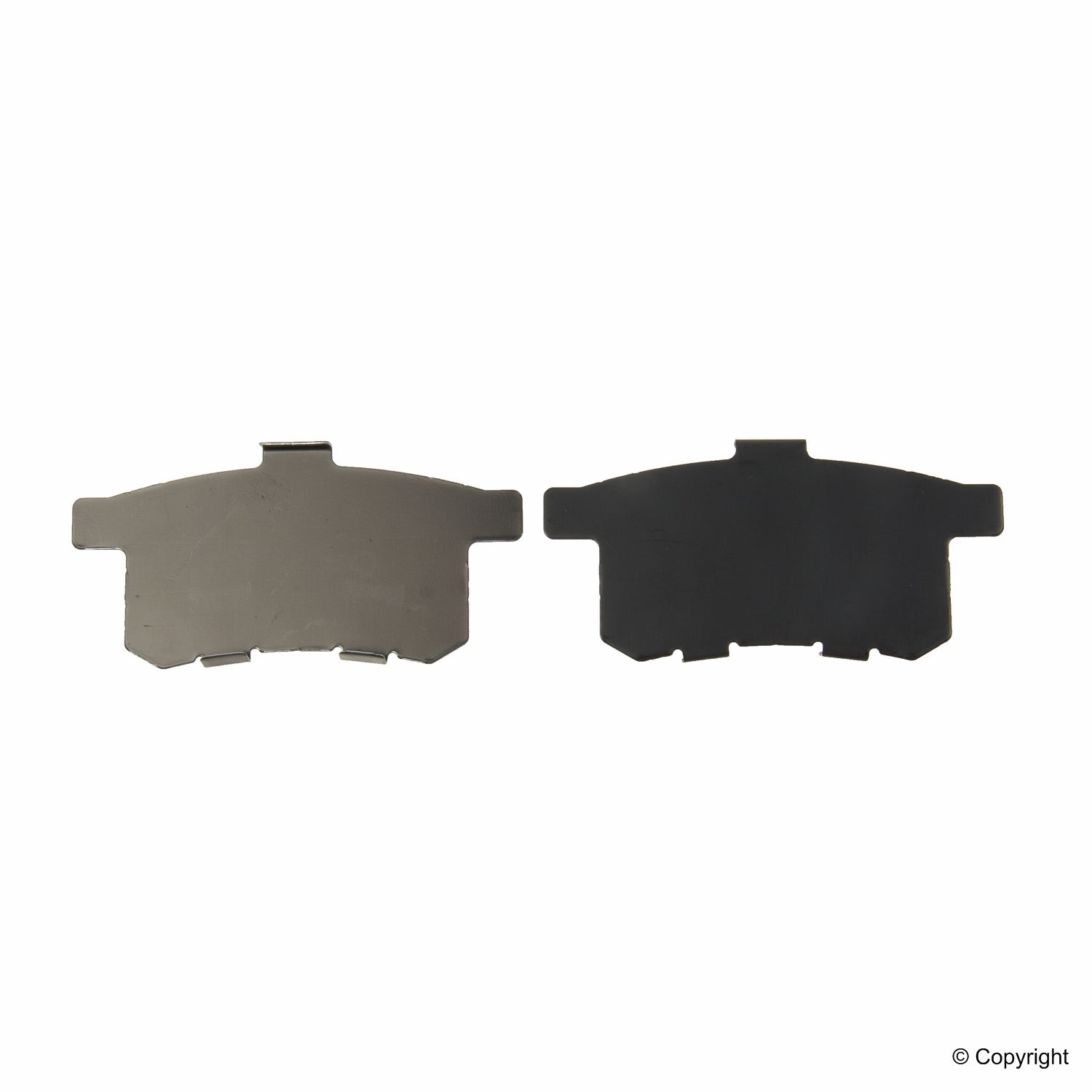 Front View of Rear Disc Brake Pad Shim GENUINE 06435-TA0-A00