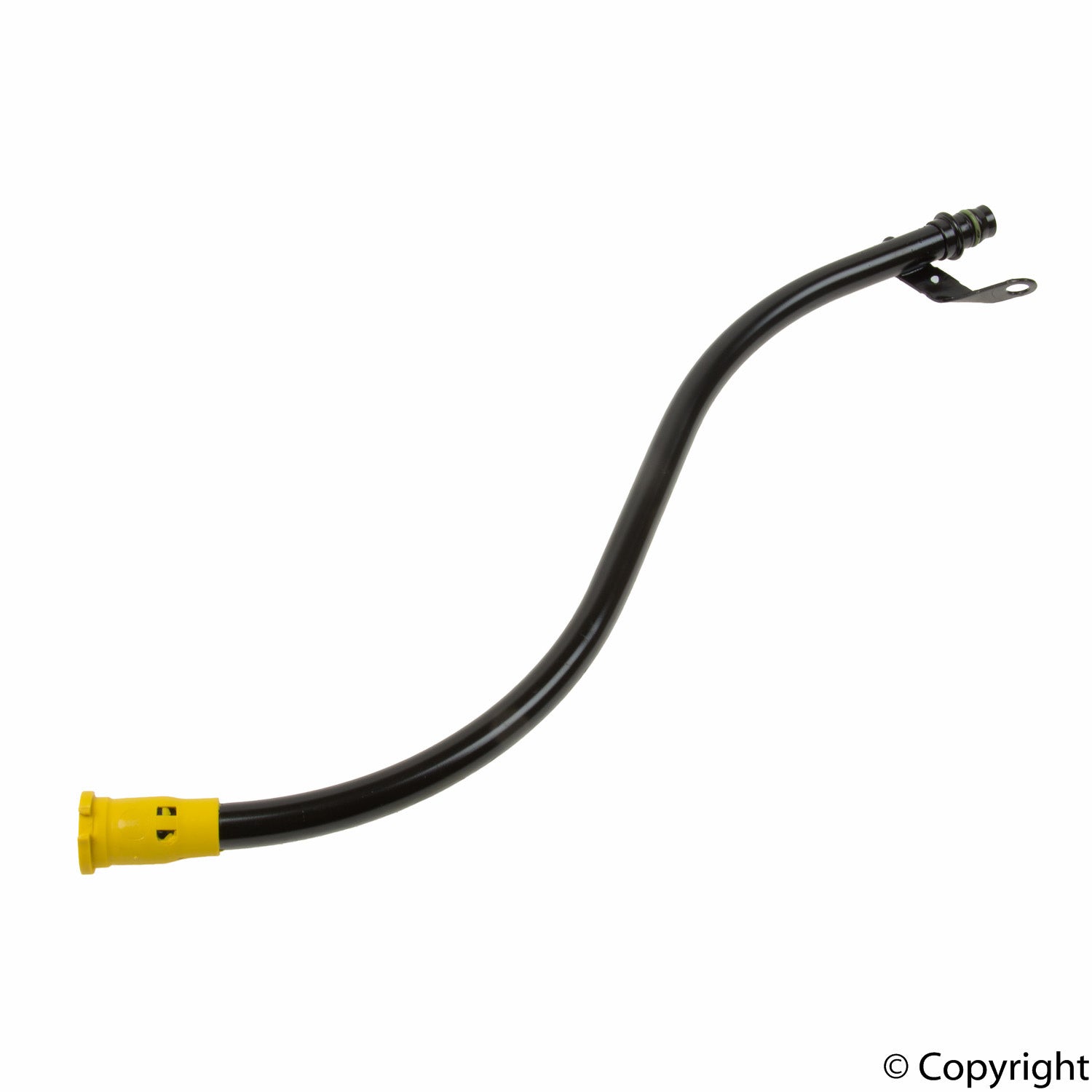 Front View of Engine Oil Dipstick Tube GENUINE 07K115610A