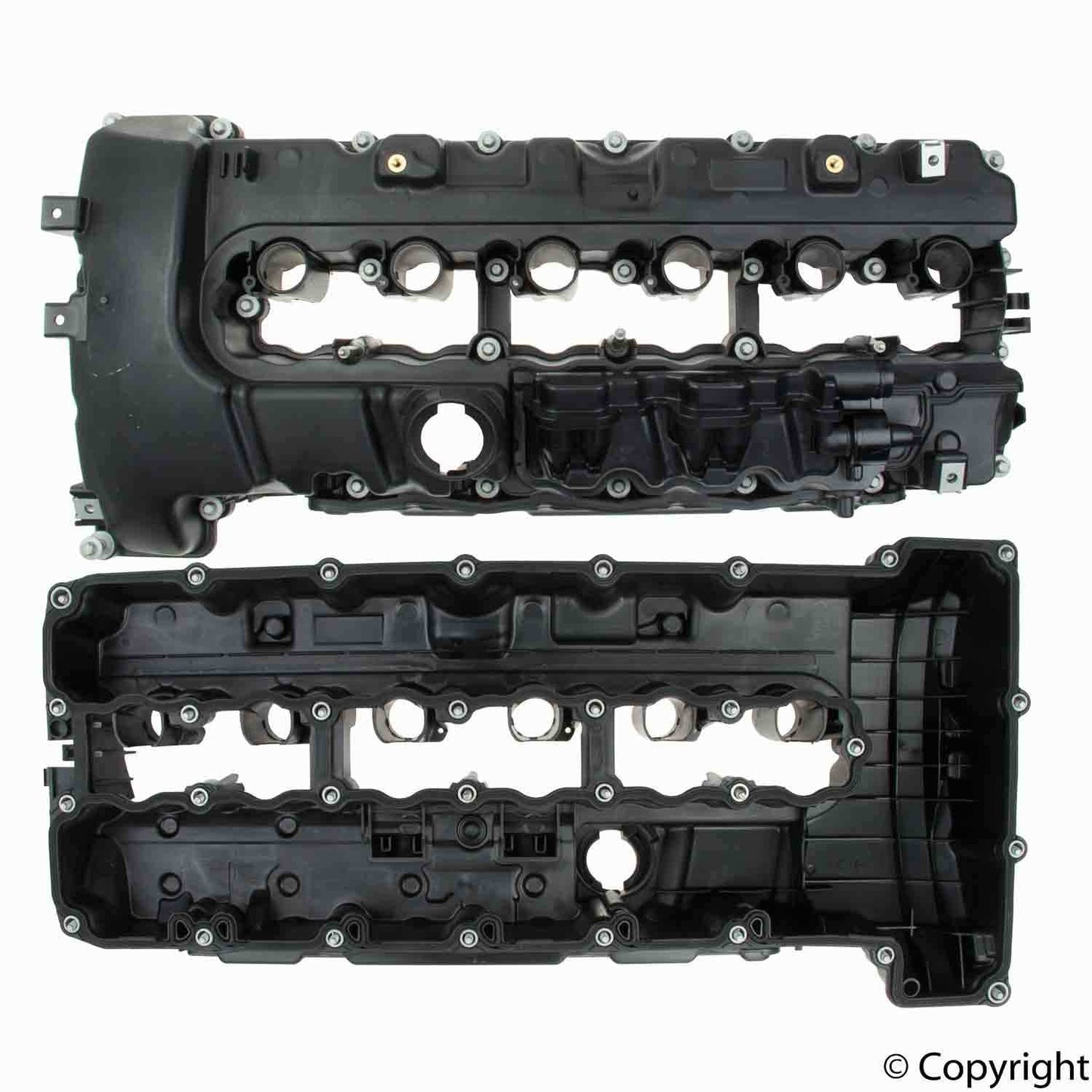 Front View of Engine Valve Cover GENUINE 11127565284