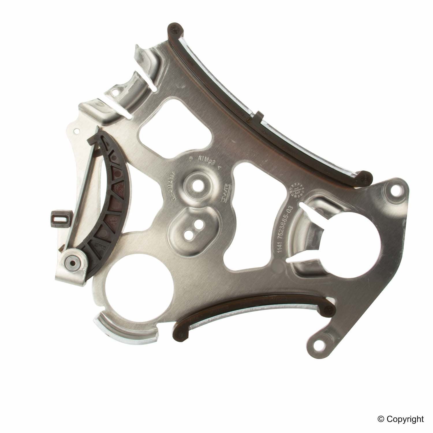 Front View of Upper Engine Oil Pump Chain Guide GENUINE 11317523884