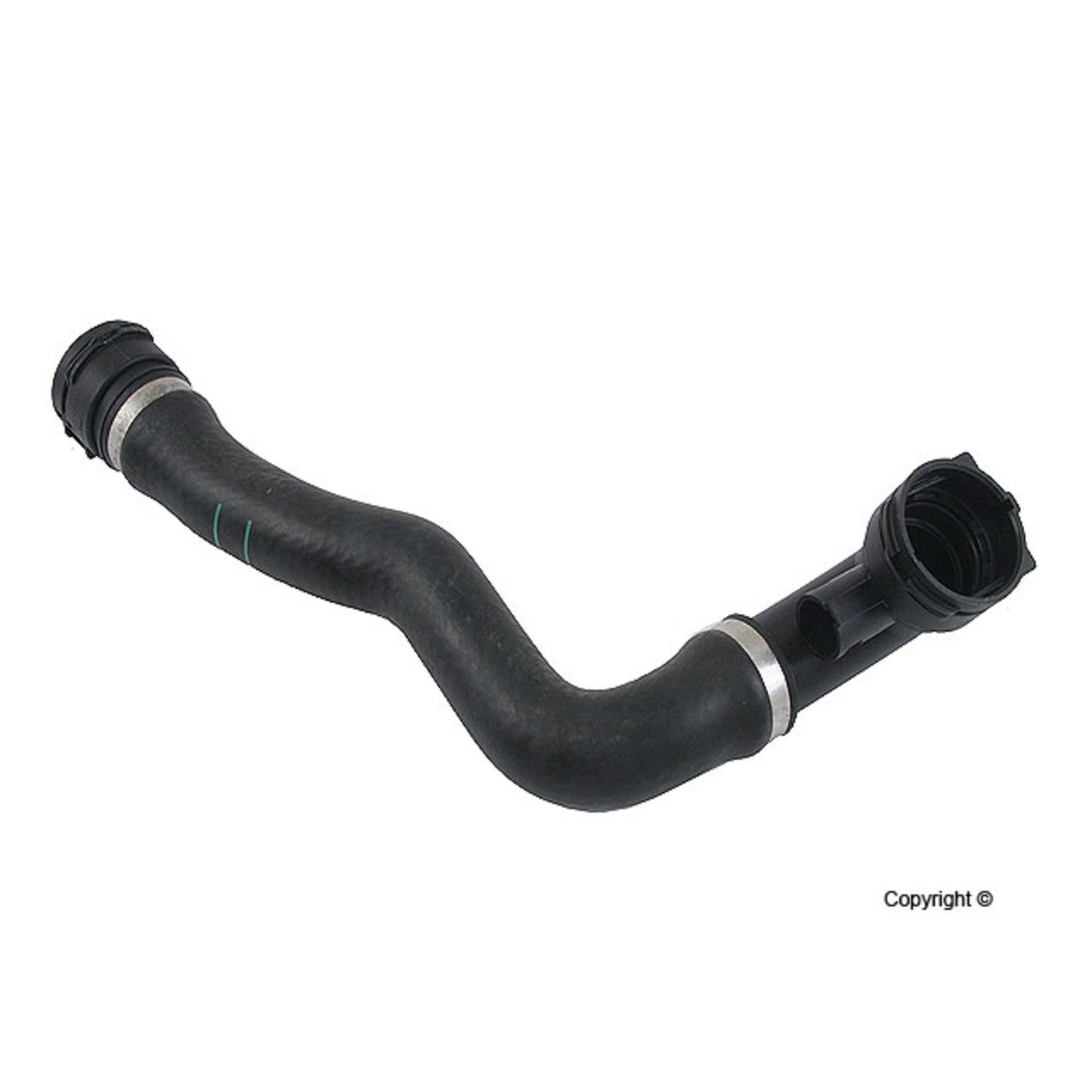 Front View of Radiator Coolant Hose GENUINE 11537500750