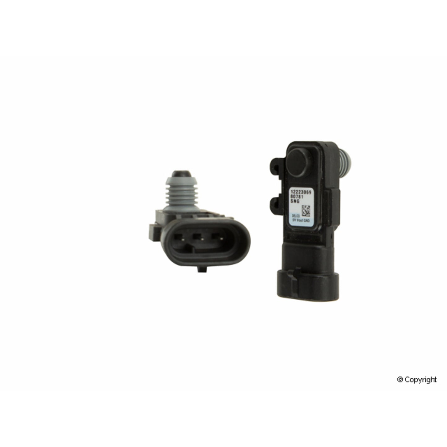 Front View of Fuel Tank Pressure Sensor GENUINE 1635422818