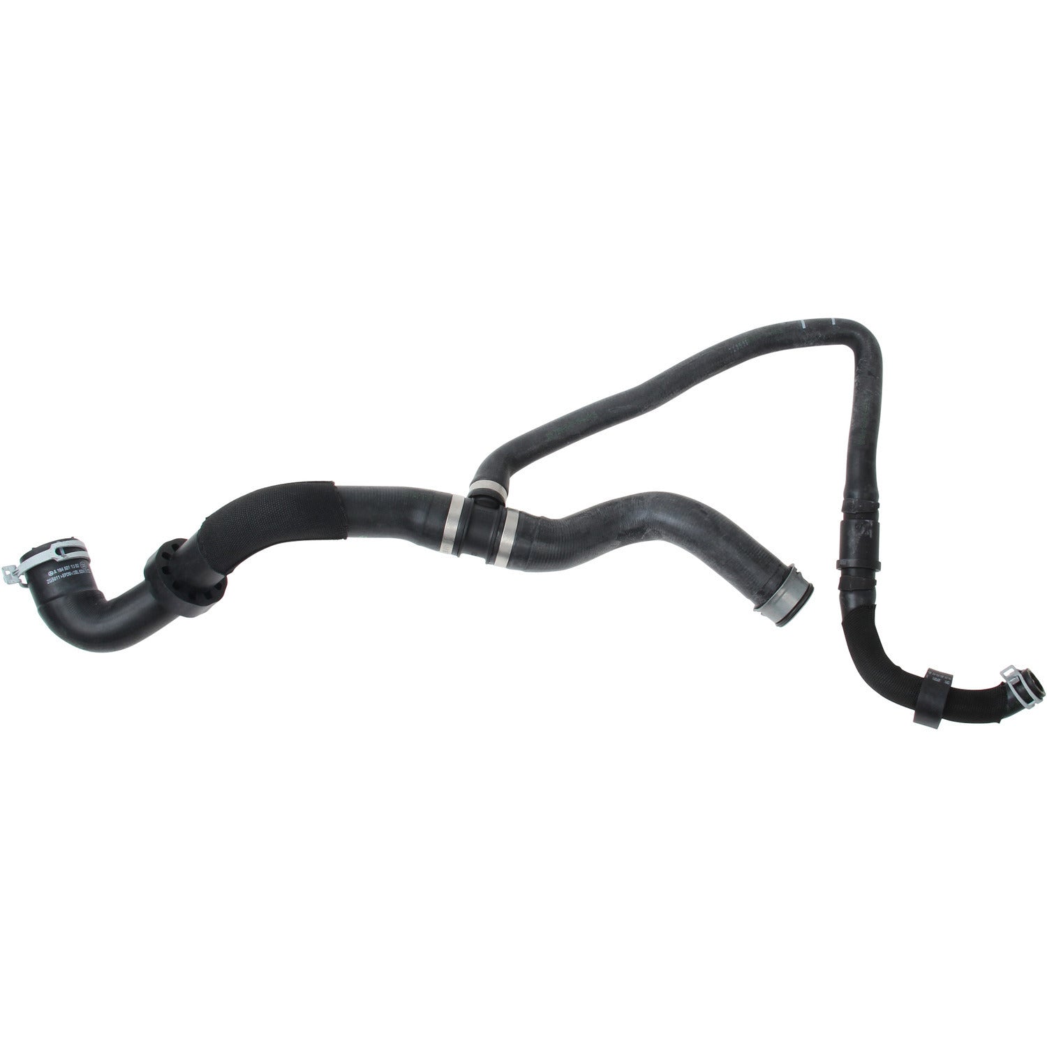 Front View of Upper Radiator Coolant Hose GENUINE 1645011082