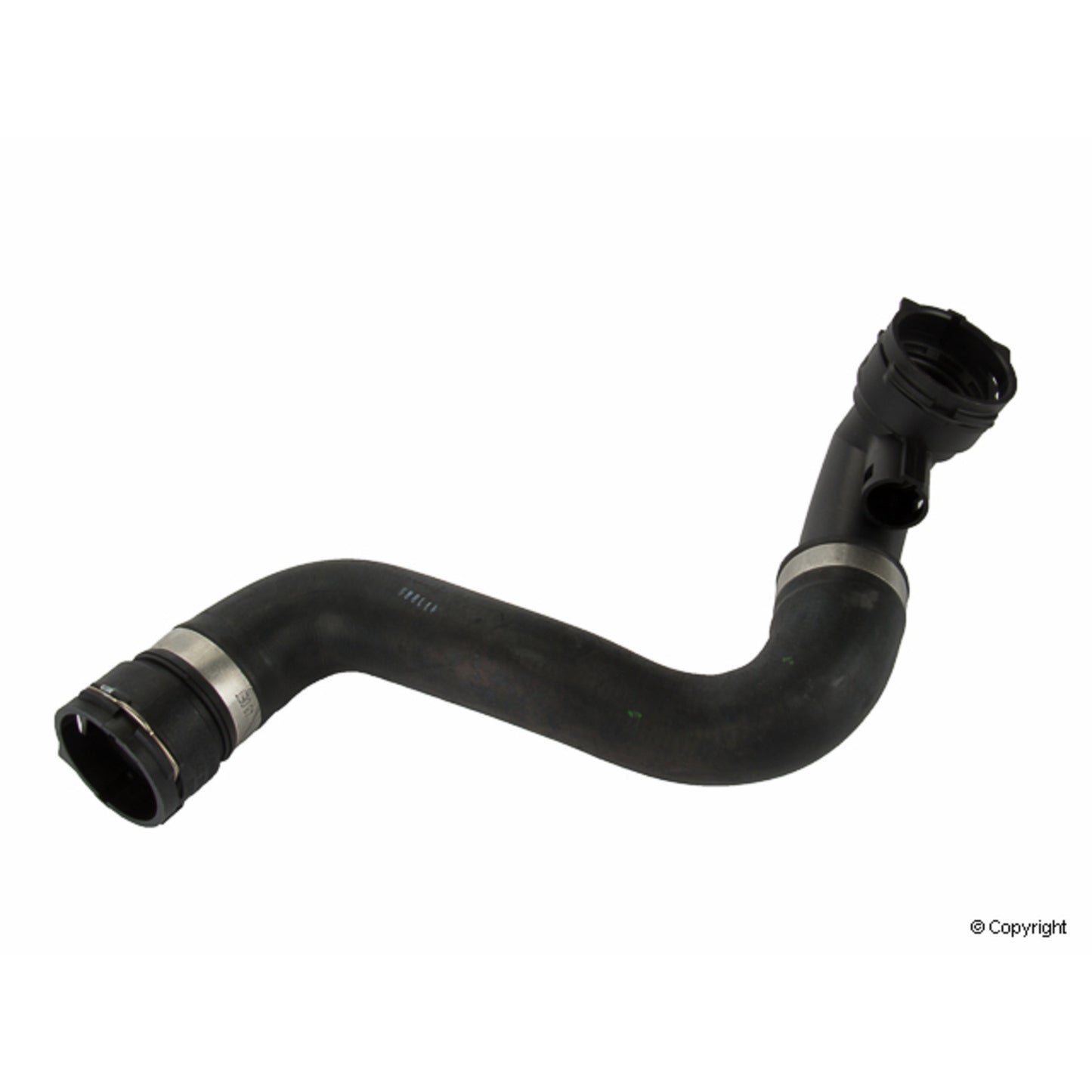 Front View of Radiator Coolant Hose GENUINE 17123413819