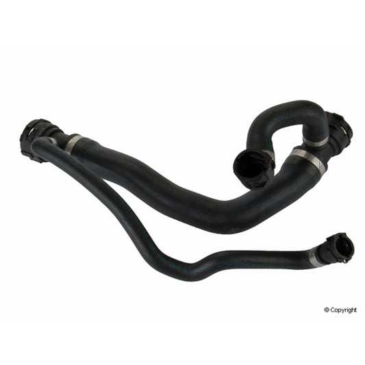 Front View of Upper Radiator Coolant Hose GENUINE 17127519248