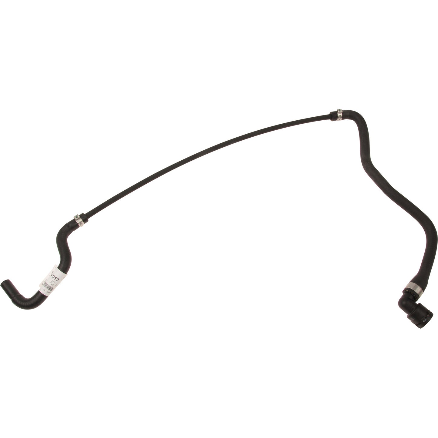 Front View of Upper Engine Coolant Hose GENUINE 17127534917