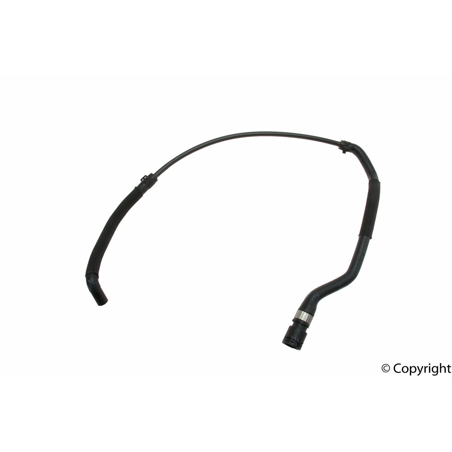 Front View of Upper Radiator Coolant Hose GENUINE 17127565094