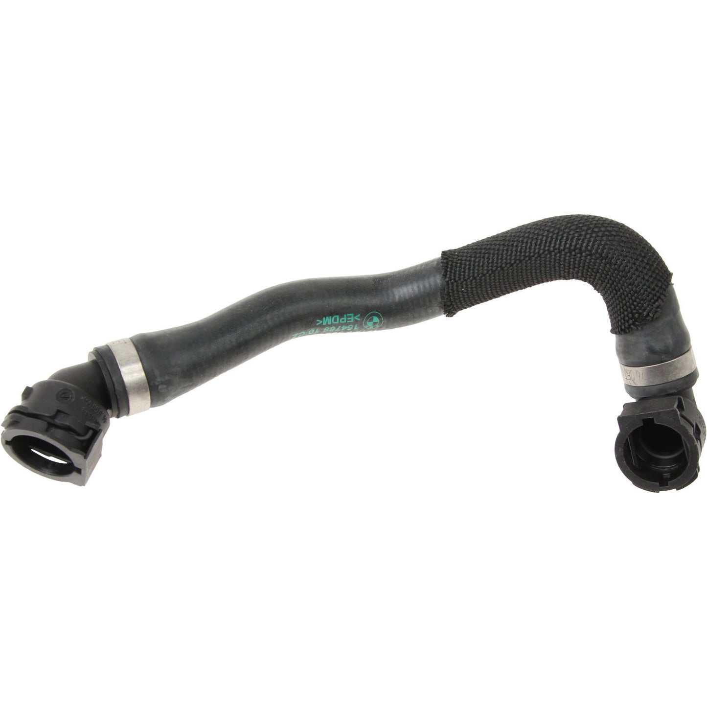 Front View of Radiator Coolant Hose GENUINE 17127580962