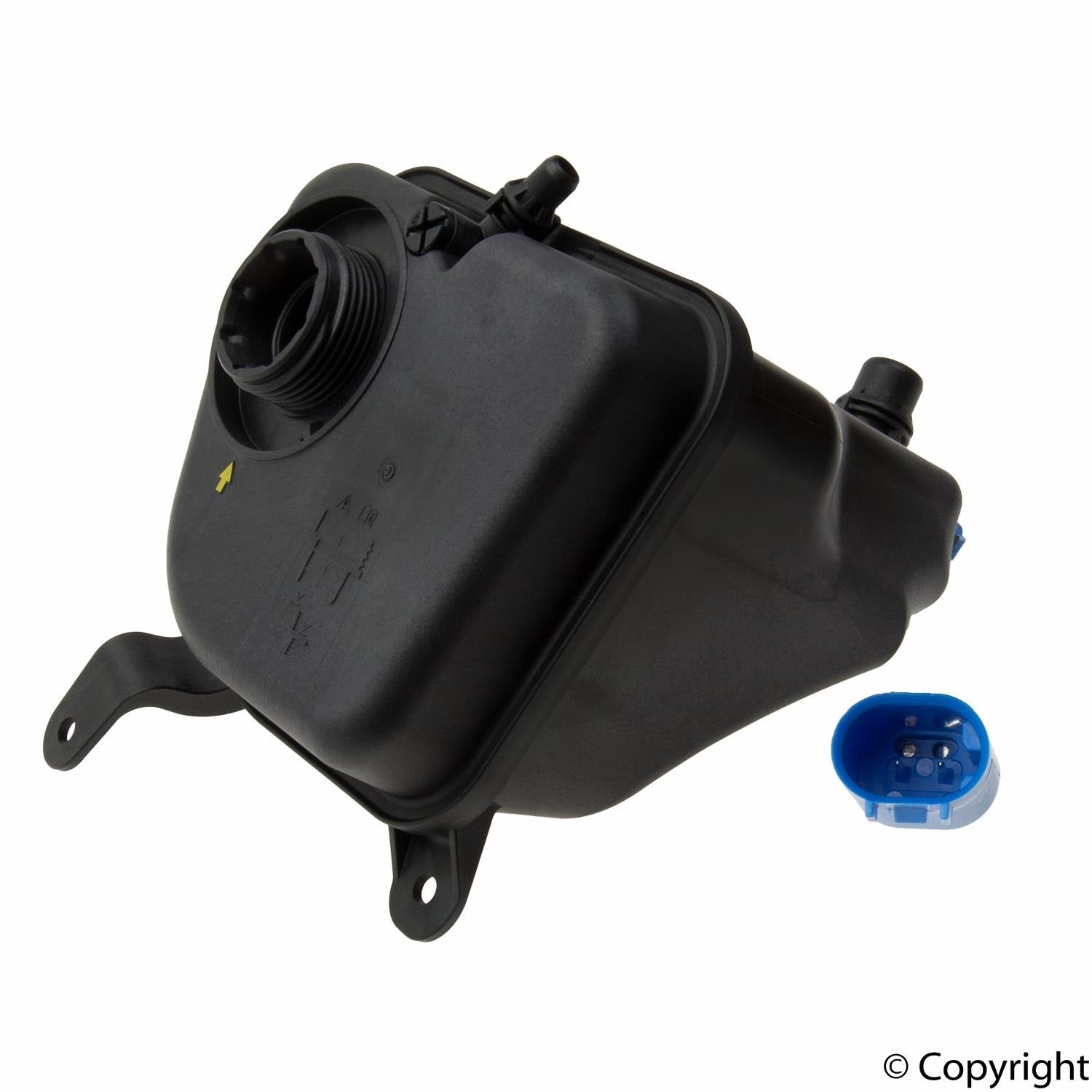 Front View of Engine Coolant Reservoir GENUINE 17137640515