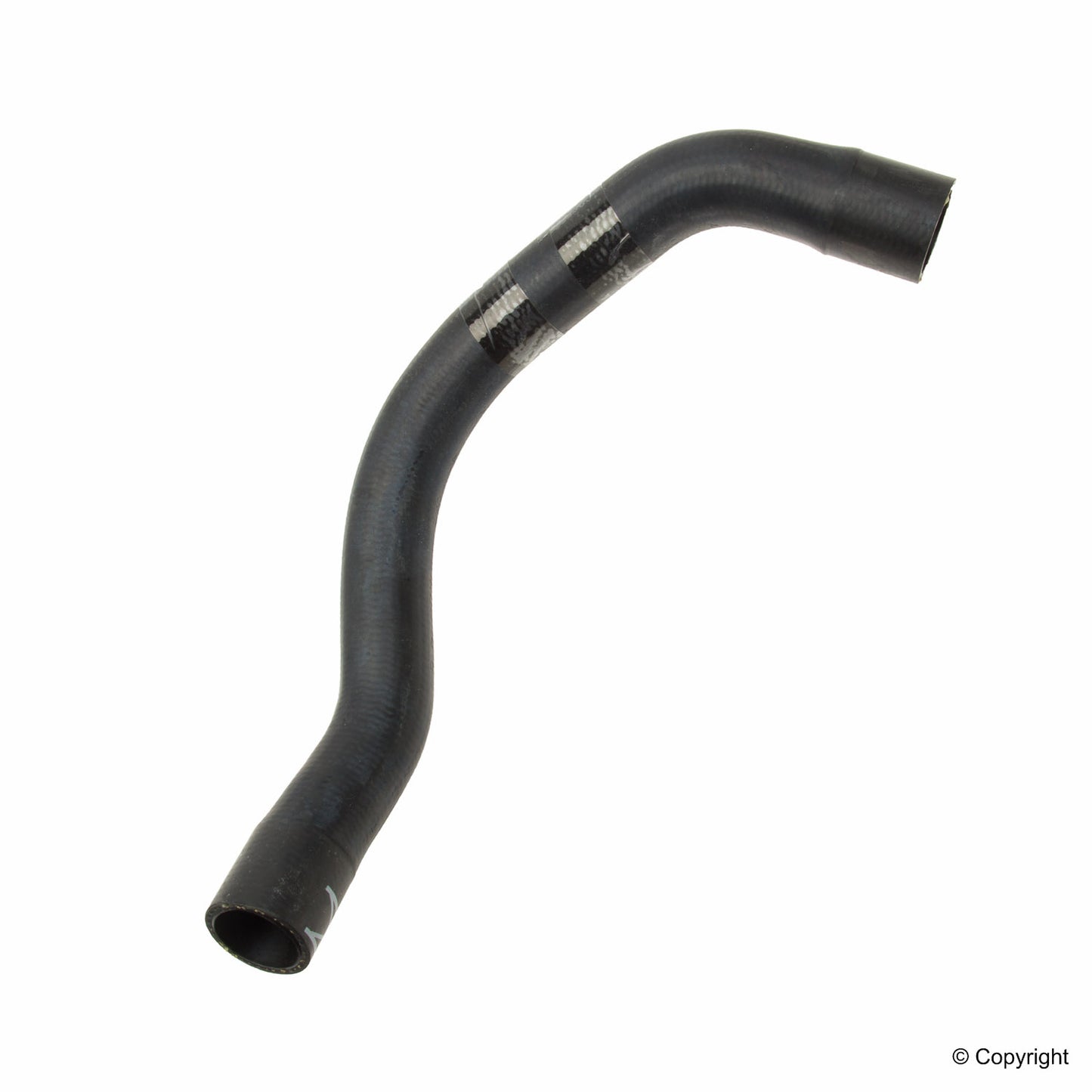 Front View of Upper Radiator Coolant Hose GENUINE 1K0121101CF