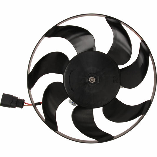 Front View of Right Engine Cooling Fan Motor GENUINE 1KM959455E