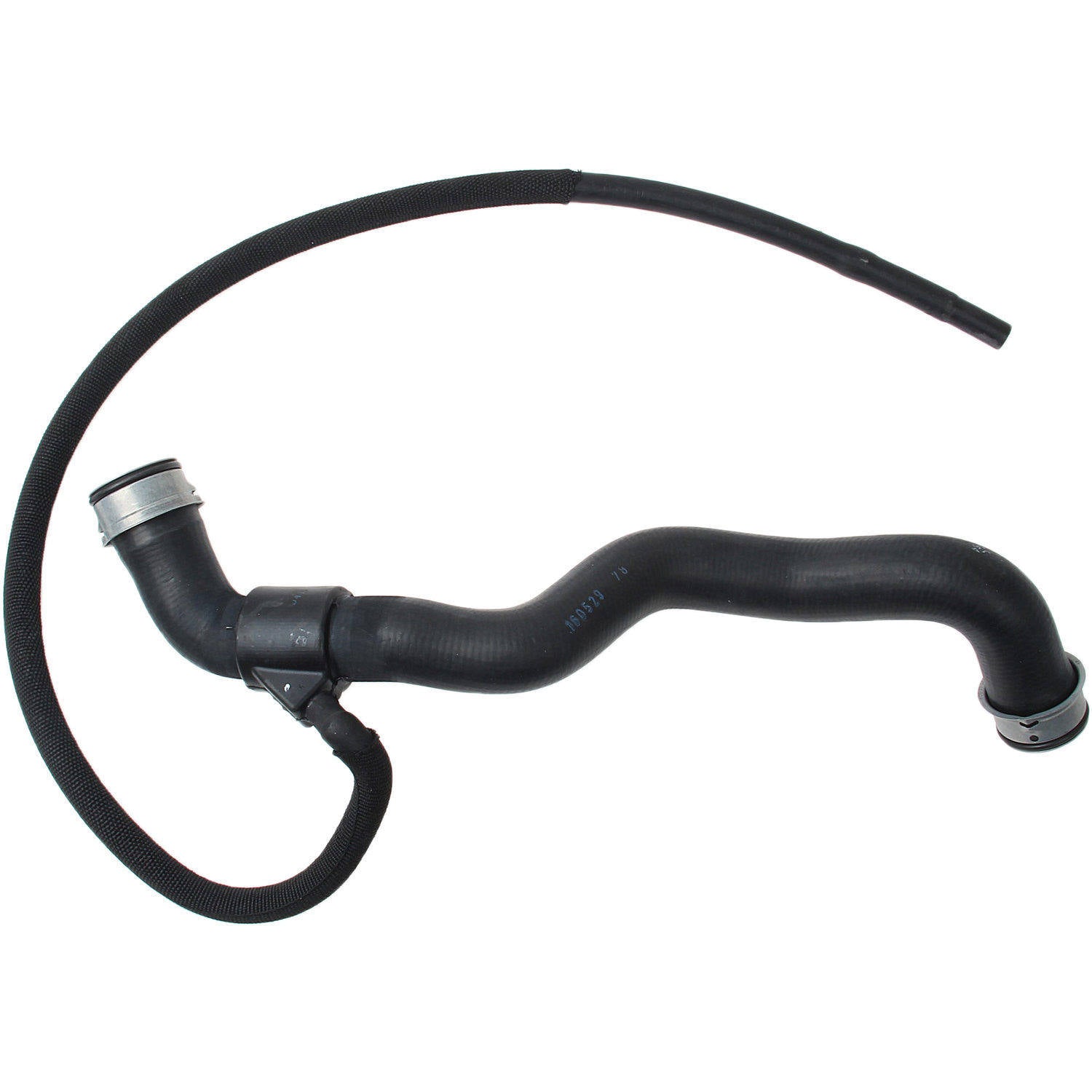 Front View of Upper Radiator Coolant Hose GENUINE 2095011582