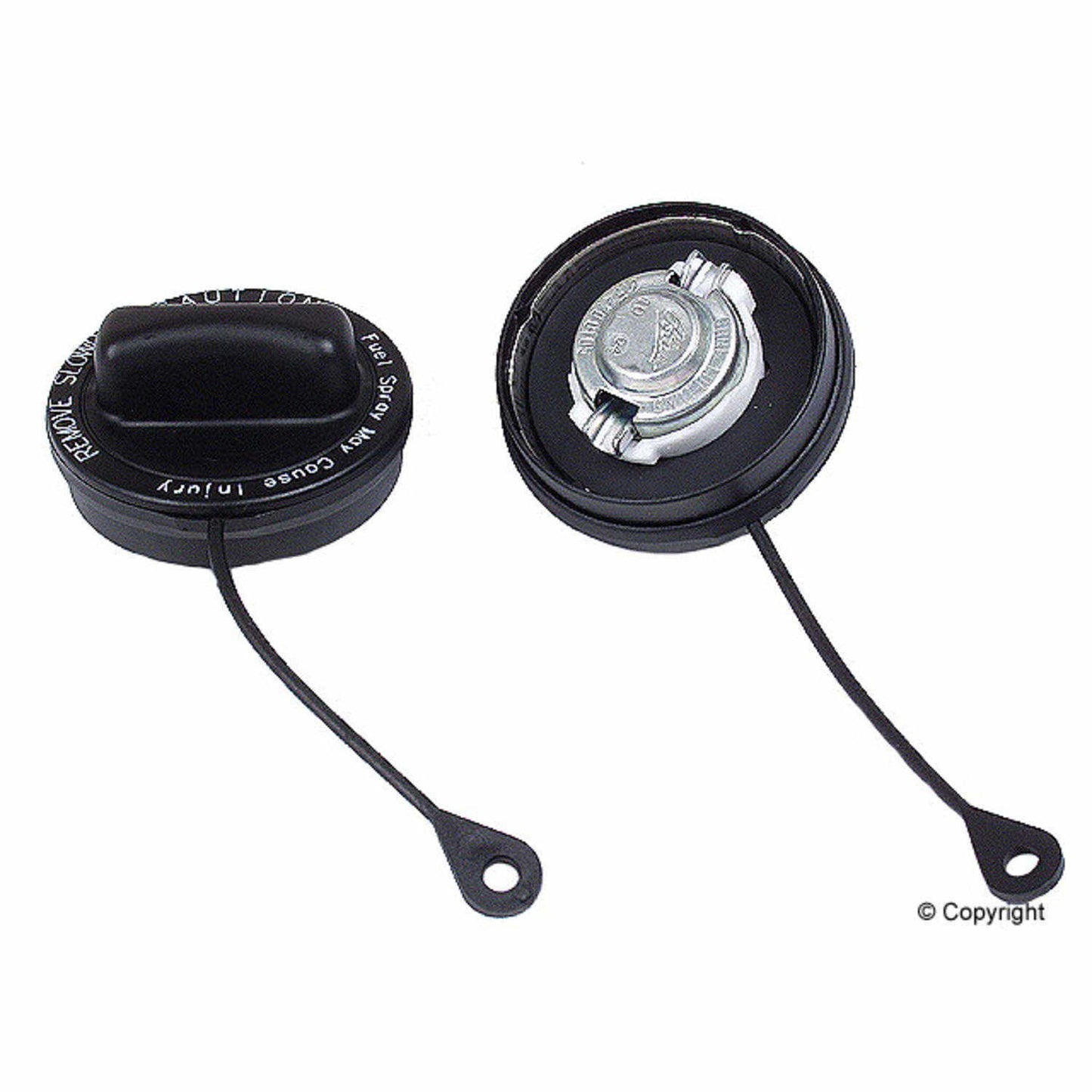 Front View of Fuel Tank Cap GENUINE 2154700105