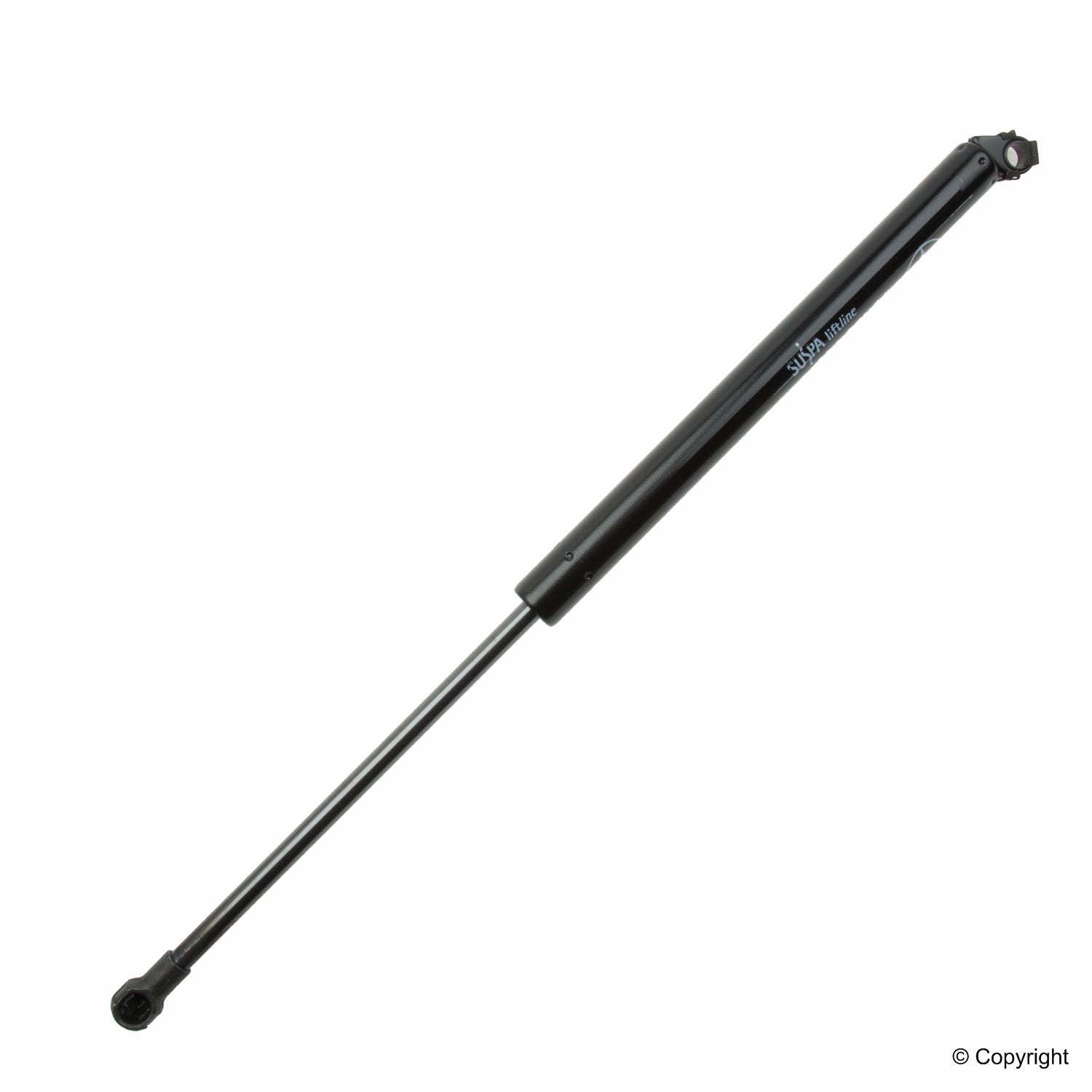 Front View of Left Trunk Lid Lift Support GENUINE 2207500136