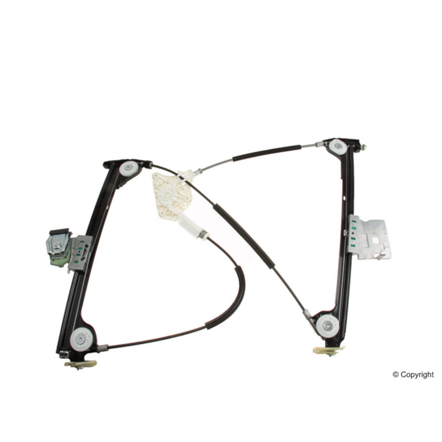 Front View of Front Left Window Regulator GENUINE 2307200346