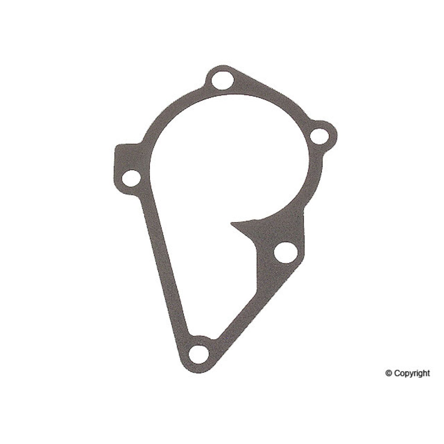 Front View of Engine Water Pump Gasket GENUINE 2512426002