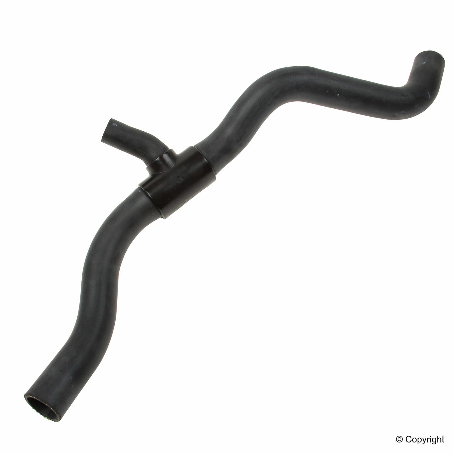 Front View of Upper Radiator Coolant Hose GENUINE 30723083