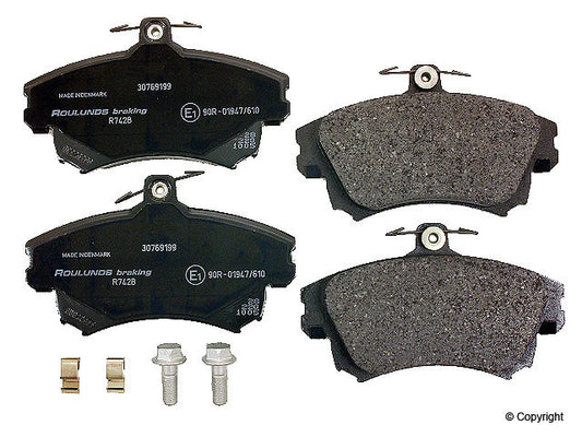 Front View of Front Disc Brake Pad Set GENUINE 30769199