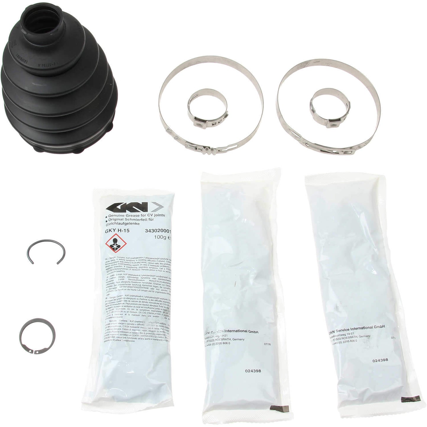 Front View of Front CV Joint Boot Kit GENUINE 31607606091