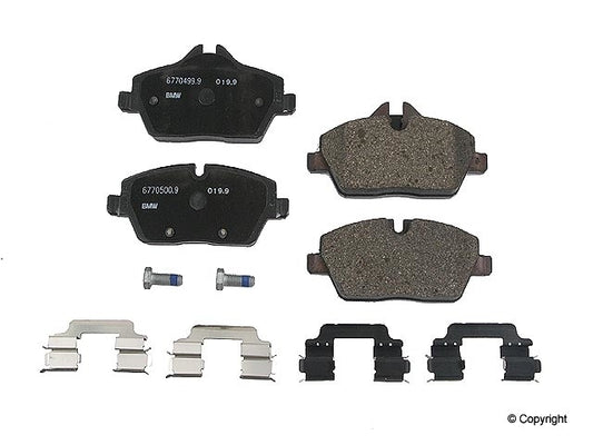 Front View of Front Disc Brake Pad Set GENUINE 34116772892