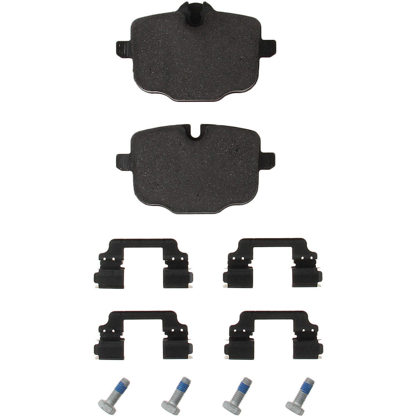 Front View of Rear Disc Brake Pad Set GENUINE 34212284389