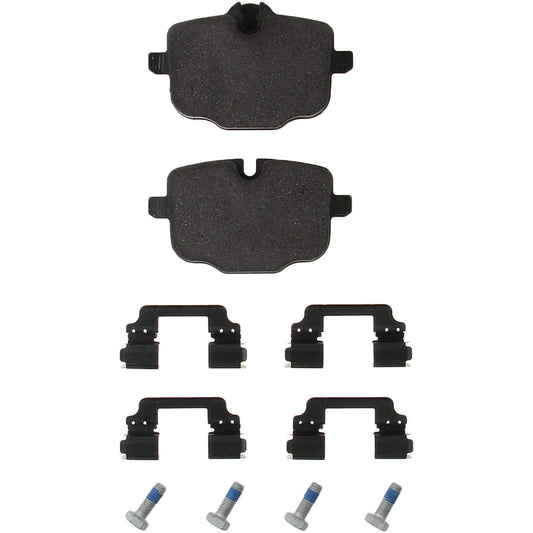 Front View of Rear Disc Brake Pad Set GENUINE 34212284389