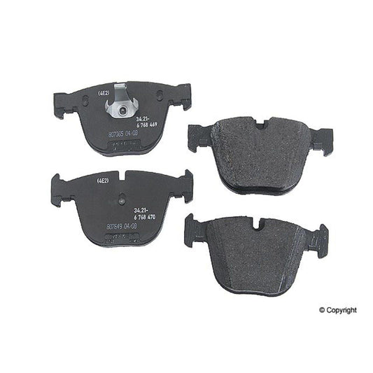 Front View of Rear Disc Brake Pad Set GENUINE 34216768471