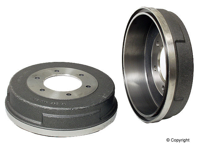 Front View of Front Brake Drum GENUINE 43501-60010