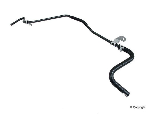 Front View of Power Steering Return Hose GENUINE 44416-06100