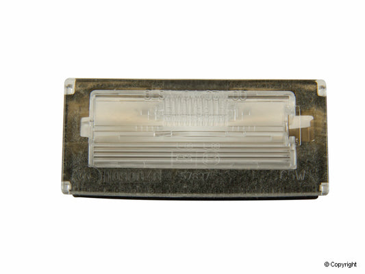 Front View of License Plate Light Lens GENUINE 51247114535