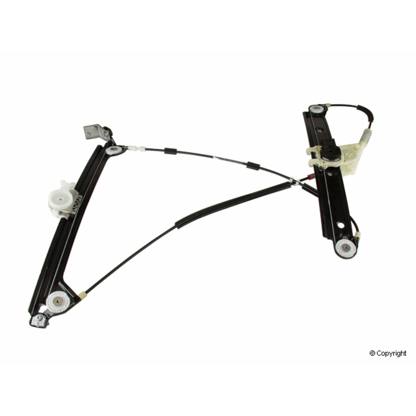 Front View of Front Left Window Regulator GENUINE 51337165595